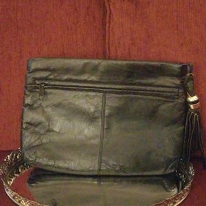 Black vintage-inspired clutch